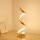 Spiral LED Desk Lamp, Curved Table Lamp, Modern Minimalist Lighting Design, 24W Multiple Color Temperature LED Table Lamp, Modern Lamp for Living Room and Bedroom