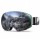 Ski Snowboard Snow Goggles Magnet Dual Layers Lens Spherical Design Anti-Fog UV Protection Anti-Slip Strap for Men Women