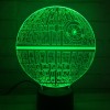 3D Illusion Star Wars Night Light, Three Pattern and 7 Color Change Decor Lamp - Perfect Gifts for Kids and Star Wars Fans