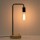 Industrial Desk Lamp, Vintage Edison Bulb Table Lamp for Dorm, Office, Bedroom, Living Room 