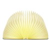 Book Light,Folding Book Lamp, Night Light  USB Rechargable Book Shaped Light ,2 Colors Led Table Lamp for Decor, Magnetic Design, Environmentally Material