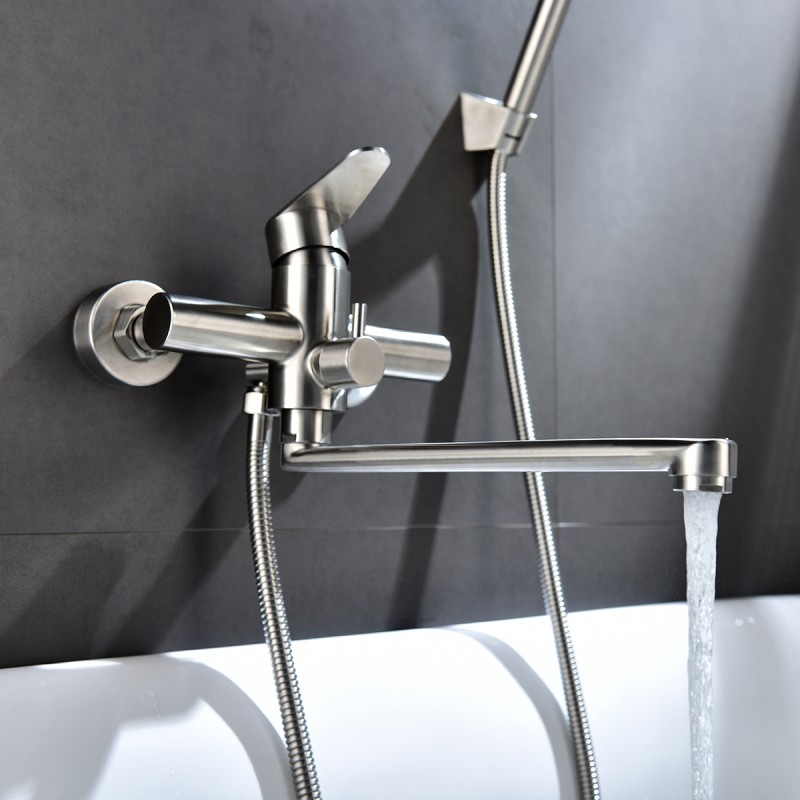 In Wall Bathtub Extension Faucet Shower Set