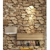 Retro 3D Rock Wallpaper Brick Pattern Stone Marble Background Wall Culture