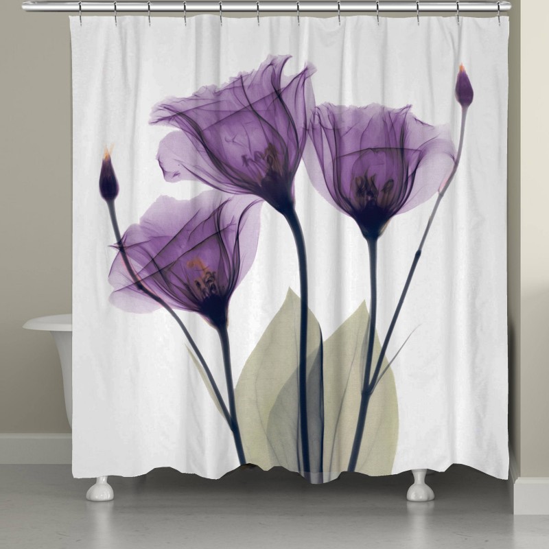 Lavender Bathroom Decor Bath Curtains