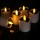 6 Pcs Solar LED Candles Waterproof Romantic Electronic Solar Candles Solar Emergency Night Light