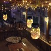 Hanging Solar Mason Jar Lid Lights, String Fairy Lights Solar Laterns Table Lights