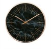 Timelike Luxury Modern 12” Silent Non-Ticking Wall Clock with Rose Gold Frame