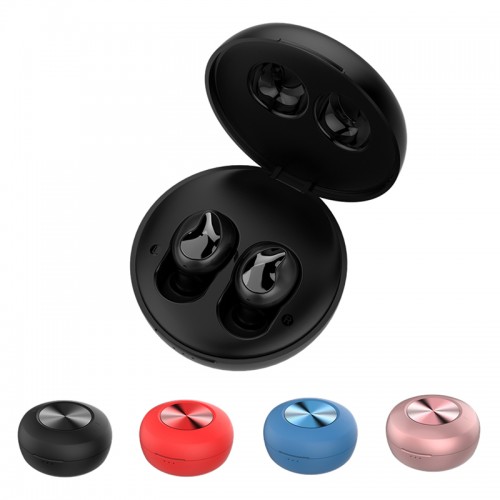 True Wireless Earbuds - The latest Bluetooth 5.0 mini in-ear headphones 3D stereo, sports headphones, built-in microphone and dual speakers for the phone