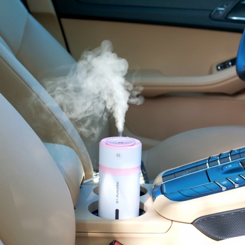 USB Car Essential Oil Diffuser Mini Portable Aroma Fragrance Colorful night light Humidifier Air 