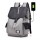 Waterproof Anti-theft USB Charging Port Notebook Backpack With Magnetic Closure