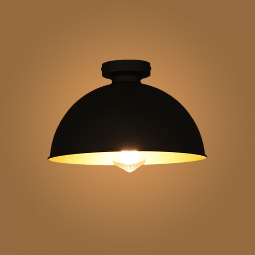 Design Industrial Vintage Ceiling Light Φ 31cm . Black for Living Room Dining Room Restaurant