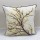 Cotton Embroidered Life Tree Pillow Sofa Cycling Living Room Cushion，18” x 18”