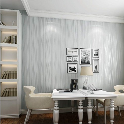 3D relief Plain Stripe Moonlight Forest Textured Wallpaper,20.8 In32.8 Ft=57 Sq ft Per Roll,