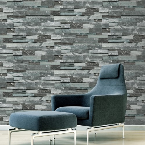 3D Marble Culture Stone Brick Background Wall Paper Roll Peel And Stick Wallpaper